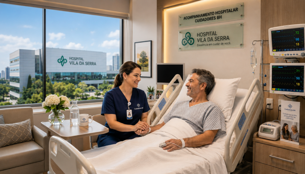  Acompanhamento Hospitalar no Hospital Vila da Serra Cuidadores BH